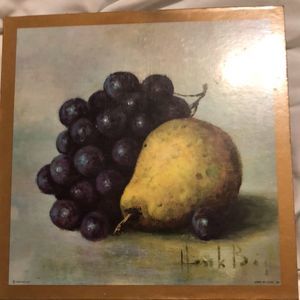 Hank Boj Lithograph 1959 Vintage Hot Plate Plaque